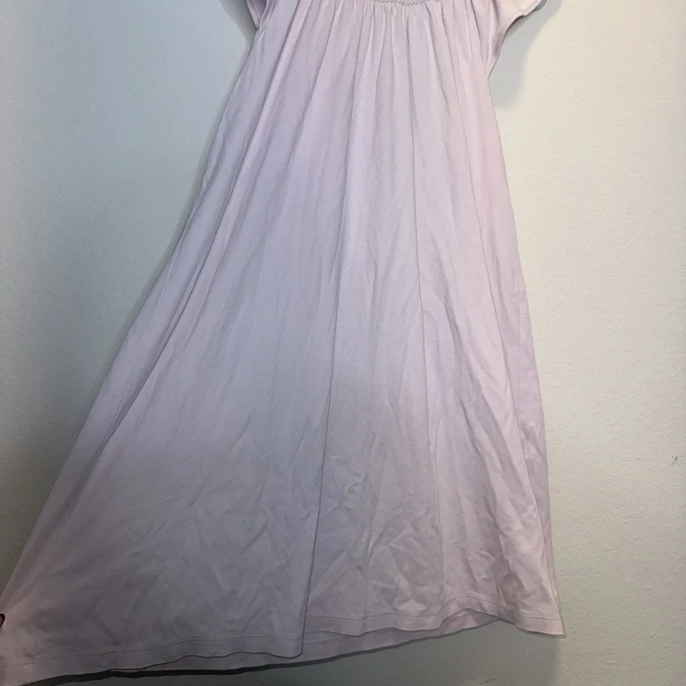 Lake Pima Cotton Light Pink Kids Girls‎ Size XXS Nightgown Dress Smocked Neck
